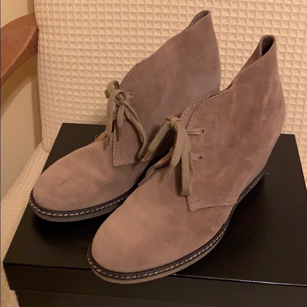 Tan Suede J.Crew boots